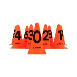 유아체육 축구훈련 놀이수업용 숫자 칼라콘 10P세트 레저용품 연습용 팀스포츠 운동회