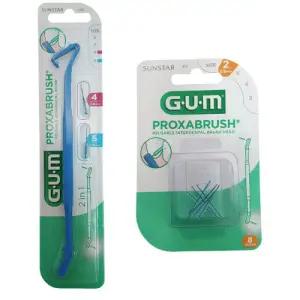 GUM 검 605 치과 치간칫솔 605본체+리필