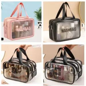 (무료배송) 다용도 휴대용 건습 분리 파우치 여행용 세면 가방