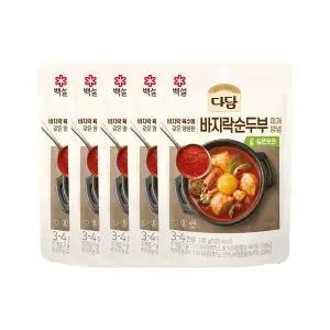 다담 바지락순두부 찌개 양념 130g x5개