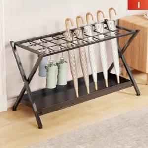 철재 학원 우산꽂이 거치대 가정용 접이식 우산 카페 블랙