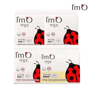 [아임오] 유기농 순면 생리대 중형 14Px3팩+대형 10P (총 52P)