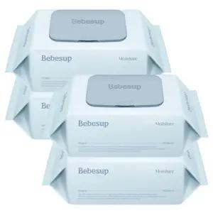 베베숲 모이스처 80매 캡형 물티슈 x4개