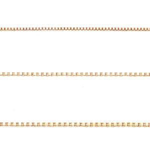 14k/18k 목걸이 줄 박스체인 금 체인목걸이