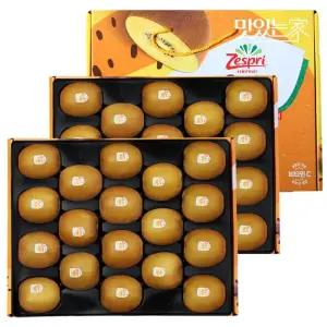 1+1 제스프리 제주골드키위 선물세트 20과+20과 총 2박스 40과)