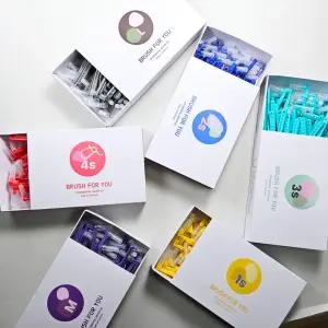 [11번가]브러쉬포유 대용량 치간칫솔 L형 50p