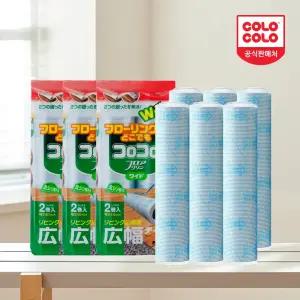 고로고로 와이드 마루용 돌돌이 테이프 클리너 리필 2입X3개