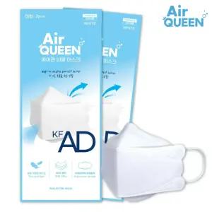 숨쉬기 편안한 에어퀸 KF-AD 비말 대형 마스크 100매(50P x 2EA)