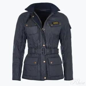 바버 인터네셔널 폴라퀼트 자켓 네이비 LQU0078 NY91