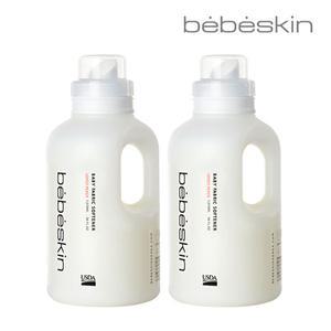 베베스킨 3배고농축 섬유유연제[러블리피치향] 1.07L 2개