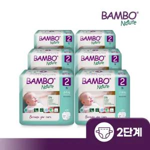 [밤보네이처]밤보 그린 기저귀 2단계 밴드형 1박스(30Px6팩)