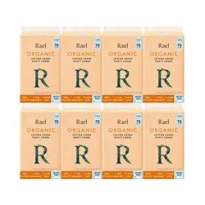 라엘 유기농 순면커버 팬티라이너 초슬림, 70개입, 8팩