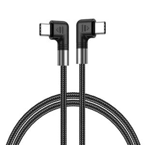 C to C ㄱ자형 고속충전 케이블 PD 100W E-Marker 5A 3m