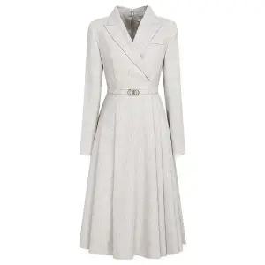 [JJ지고트](대전신세계)피크드 라펠 플레어 원피스 GR2A0OP801