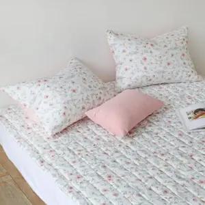 누블 꽃무늬 논 침대패드 SS/Q 글로리 콜라겐  케어 글로리 콜라겐_민트