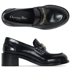 디올 25FW 블랙 보이 브러시드 카프 펌프스 KDV492ACA 900