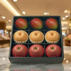 명절 선물 명품 프리미엄 혼합2호 (사과3/배3/애플망고3) 과일 선물세트