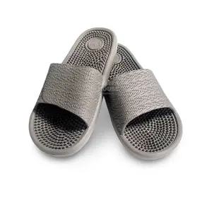 EVA 쿠션왕 지압 거실화 슬리퍼 브라운실내화 EVA화