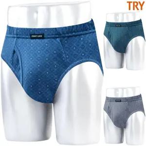 트라이 쌍방울 남자 순면 삼각 팬티 3매입 PX0 MZ3