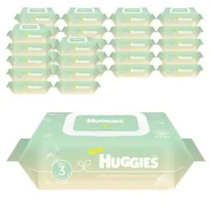 하기스 퓨어그린 물티슈 생분해 물티슈 캡형 대용량 72매 30입