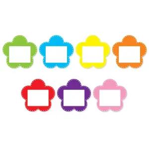 가꿈 명찰 꽃 (10개입)초등학교 유치원 어린이집 입학 이름표 네임텍/다용도/PVC재질/옷핀용/목걸이