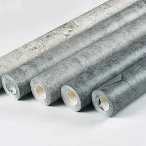 스타일 빈티지 시트지 시멘트 벽지 크랙 라이트그레이 60x5
