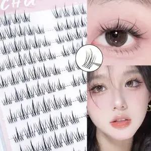 KC인증 셀프 속눈썹세트 인조속눈썹 10줄 120개 재사용 아이메이크업 화장도구