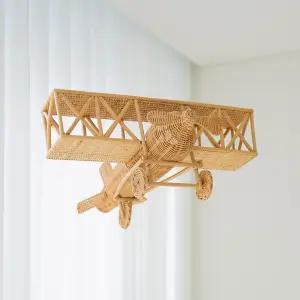 라탄 경비행기 모빌