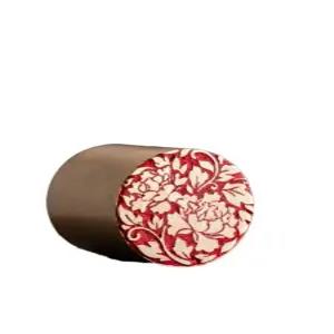 모란 꽃 인감 부처님 황동 도장 엽서 캘리그래피 소품