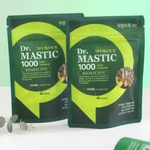 닥터매스틱천 1000 2층 고체치약 6개월 + 전용용기 1통 + 휴대용기 2통