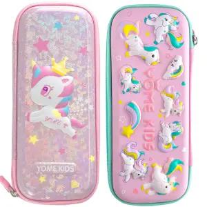 블링 블링 어린이 키즈 초등 학생 필통 플라잉 유니콘