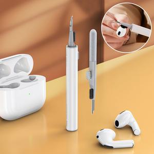 에어팟 청소 이어폰 크리너 브러쉬 보청기 핸드폰 철가루방지 스티커 청소도구 클리너 솔 인이어 키트 세트