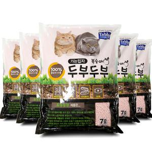 두부두부 (가는입자) 복숭아 7L x 6개 고양이모래