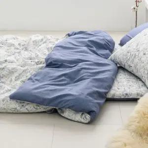 글로리 30수 광목 홑 이불커버 D(더블) 네이비 180 x 220 (WFKEFMV)