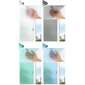 유리 창문 컬러 썬팅 필름 5M 무점착 반투명 시트지 무접착 강화출입문 사무실