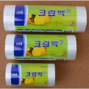 땡큐 크린랩 크린롤백 500매 주방비닐 롤비닐봉투 위생팩