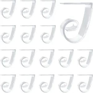 오도워커 50피스 테이블 스커트 클립 야외 파티 실내 행사용 플라스틱 테이블보 0.8-1.2