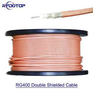 RG-400 은도금 구리 이중 차폐 케이블 고품질 저손실 50 Ohm 50-3 RF 동축 점퍼 와이어 코드
