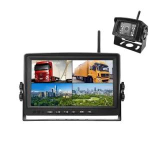 무선 후방카메라 화물차 트럭용 AHD 중장비 탑차 2채널 백미러 모니터