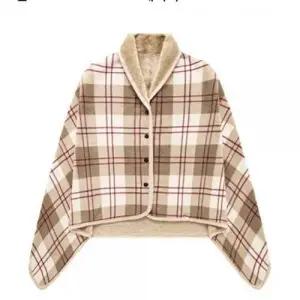 bns 털 안감 어깨 무릎 보온 겨울 밍크 퍼 극세사 단추 숄 망또 담요 WFLIPUN