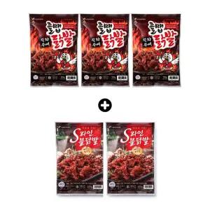 [원앙본사직영] 뼈없는 S라인 불닭발 230g(2팩) + 무뼈 졸맵닭발 150g(3팩)