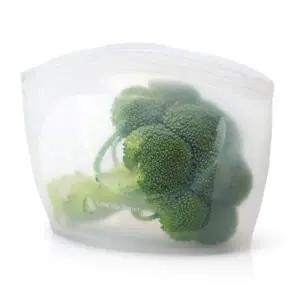 실리콘지퍼팩 대형 1500ml 3중밀폐 냉동오븐 양념보관 과일보관