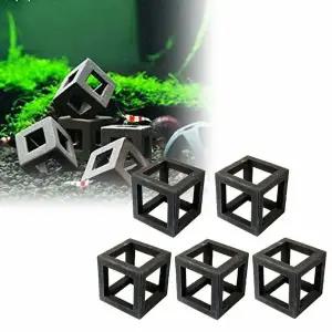 치어 아쿠아룸 물고기놀이터 사각큐브 새우은신처 5개 세트