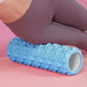 돌기 폼롤러 33cm 스카이 EVA폼롤러 돌기폼롤러