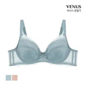 [균일가][출고가 91000원]페미닌 자카드레이스 풀컵브라(SVBR1493)