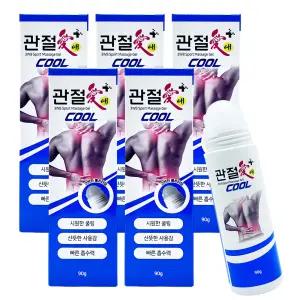 3WB 웰빙헬스 관절애 쿨 마사지 겔 90g 롤형 5개