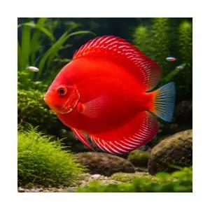 [에이투비]랜덤 / 레드계열 디스커스 / 4-5cm내외 / 1마리