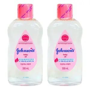 존슨즈 베이비 레귤러 오일 300ml X 2개목욕 배드타임 출산준비 용품 아기 아가
