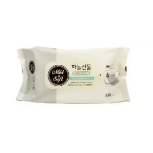 bns 피톤치드 성분 안심 물티슈 100매 x24개 박스포장 휴대용물티슈 일회용물티슈