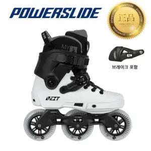 넥스트 블랙 화이트 100 성인용 인라인 스케이트 주행용